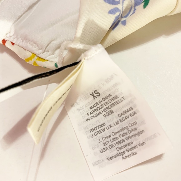 Madewell Second Wave Bikini Set Sunny Floral XS - Picture 6 of 9